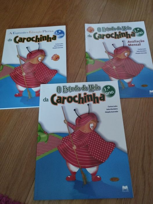 As letrinhas, o estudo do meio e a matemática da Carochinha - 1 ano