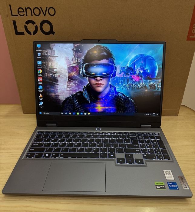 Мощный игровой ноутбук Lenovo-LOQ-15IAX9 (i5-12450HX/RTX4060-8Gb-115W)