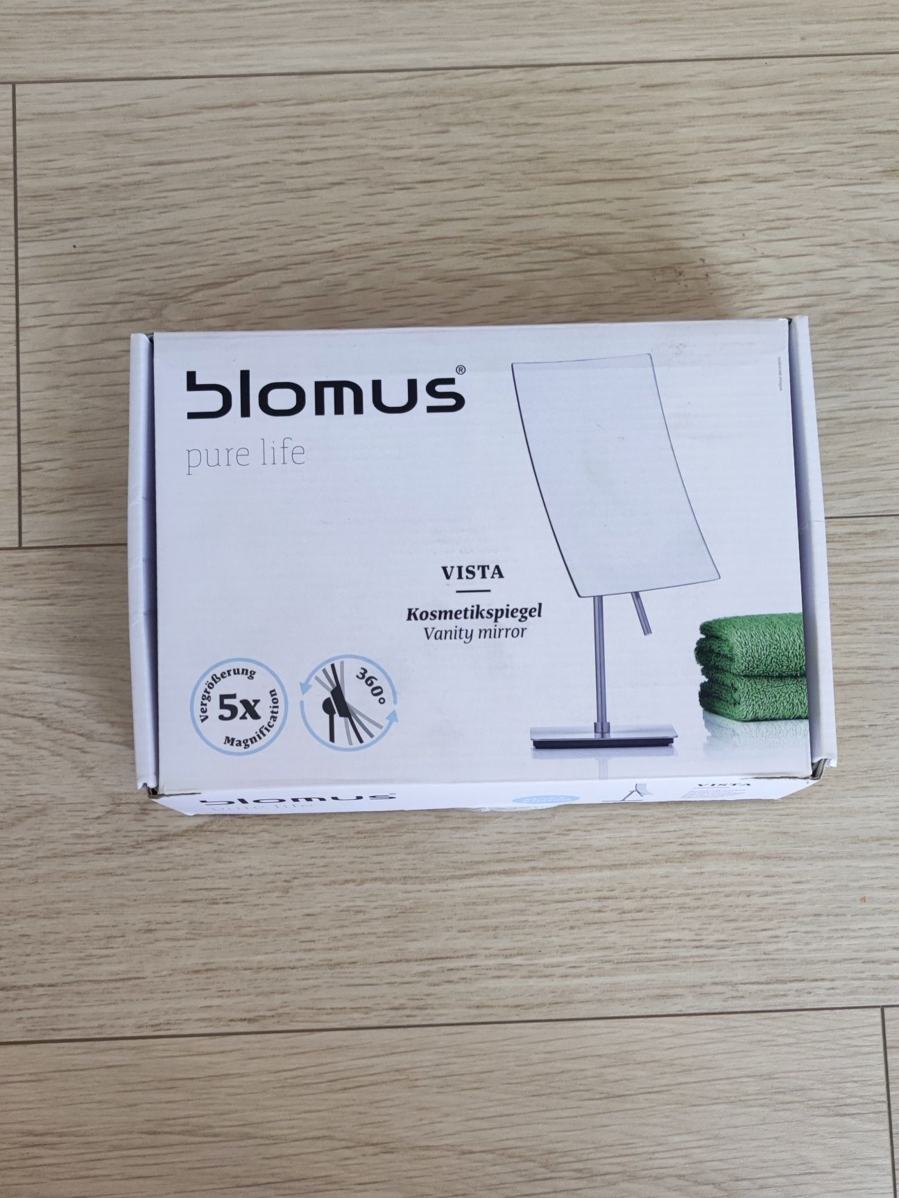 Blomus lustro powiększające 5x lusterko kosmetyczne