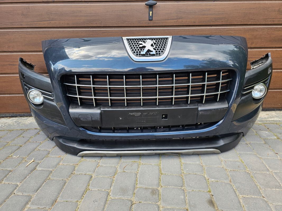 Zderzak Przedni Przod Peugeot 3008 I 09-16 xenon spryskiwacze podłoga