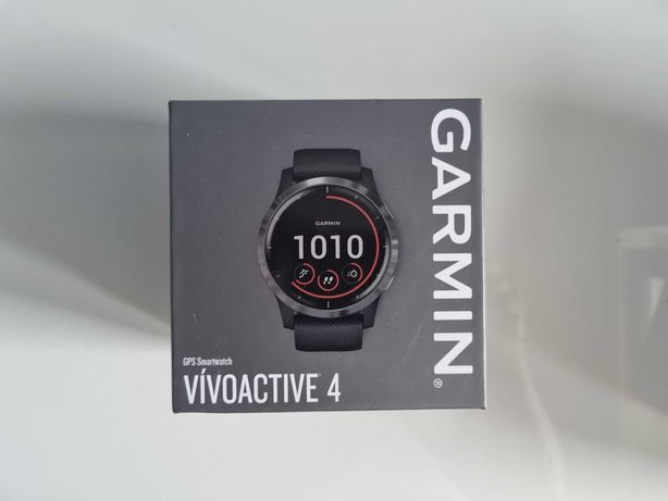 Smartwatch GARMIN Vivoactive 4 ZAPLOMBOWANY czarny