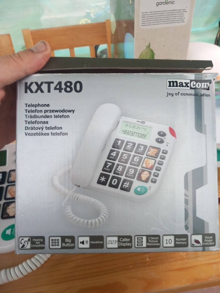 Telofon stacjonarny MAXCOM KXT480