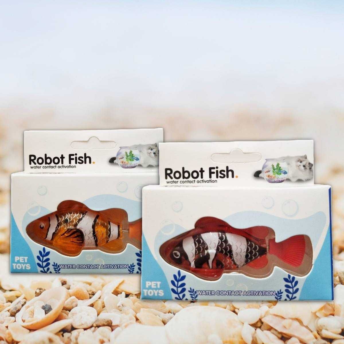 Інтерактивна робот рибка з підсвіткою, robot fish, плаваюча рибка