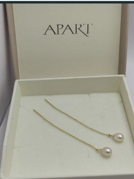 Kolczyki z perłami naturalnymi srebro 925