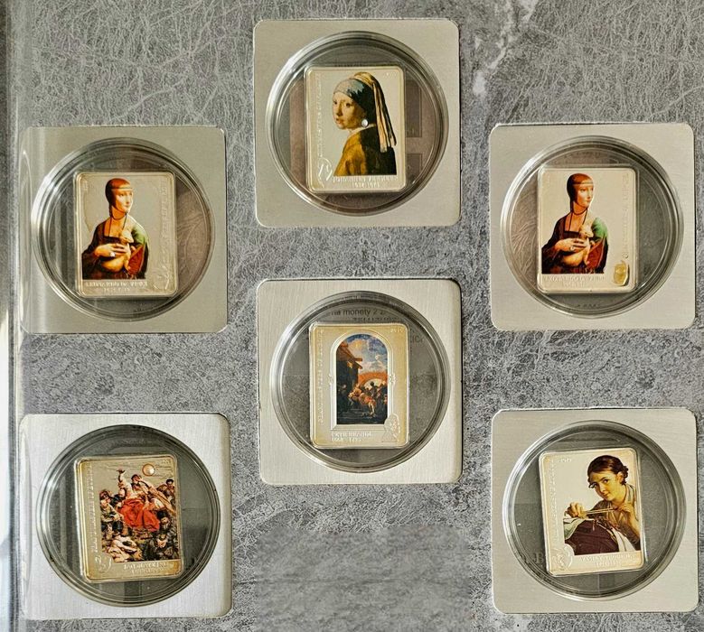 6 monet z serii Malarze świata