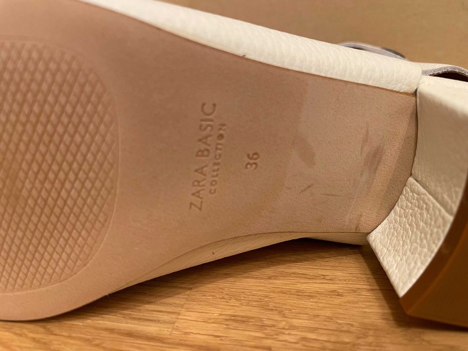 Sandálias Zara em Pele Texturada