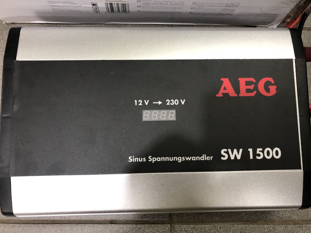 Інвертор-перетворювач AEG SW 1500(чистий  синус)