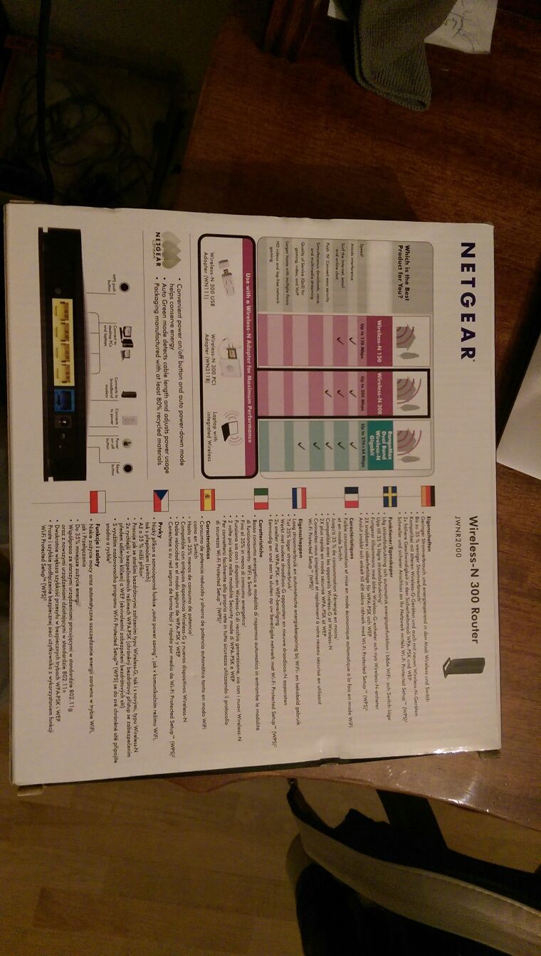Nowy Router Netgear JWNR2000