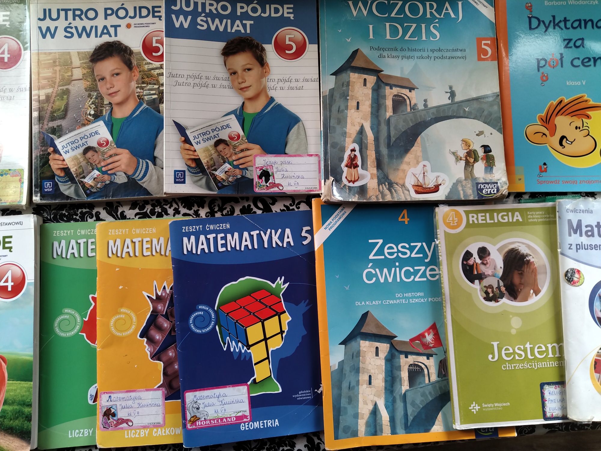 Ćwiczenie i podręczniki klasa 4  i 5