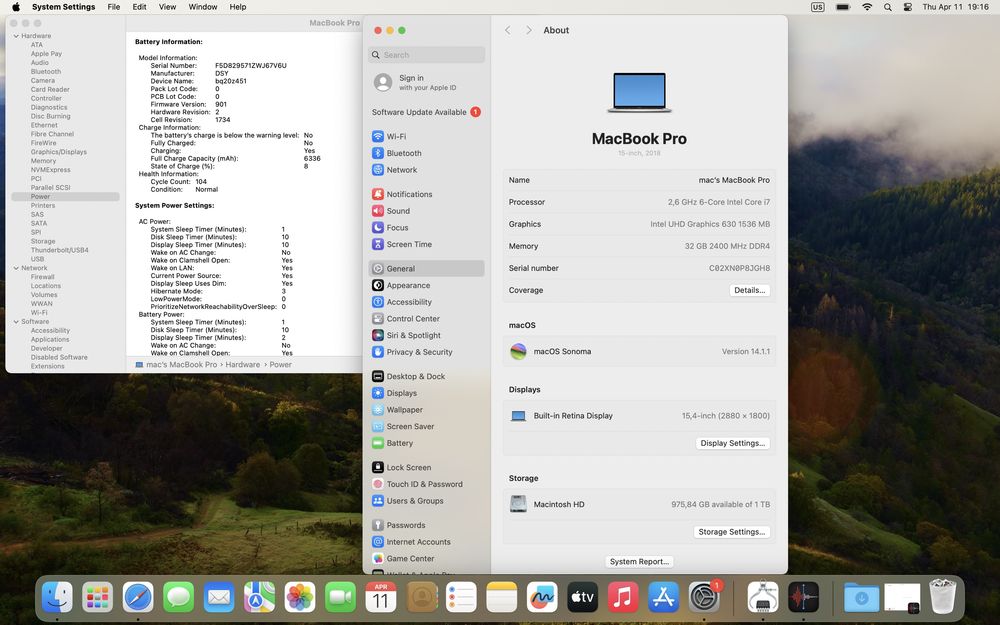 MacBook Pro 2018 (2019) 15 | 1Tb ssd | 32gb ram | i7 2.6/4.3 ghz