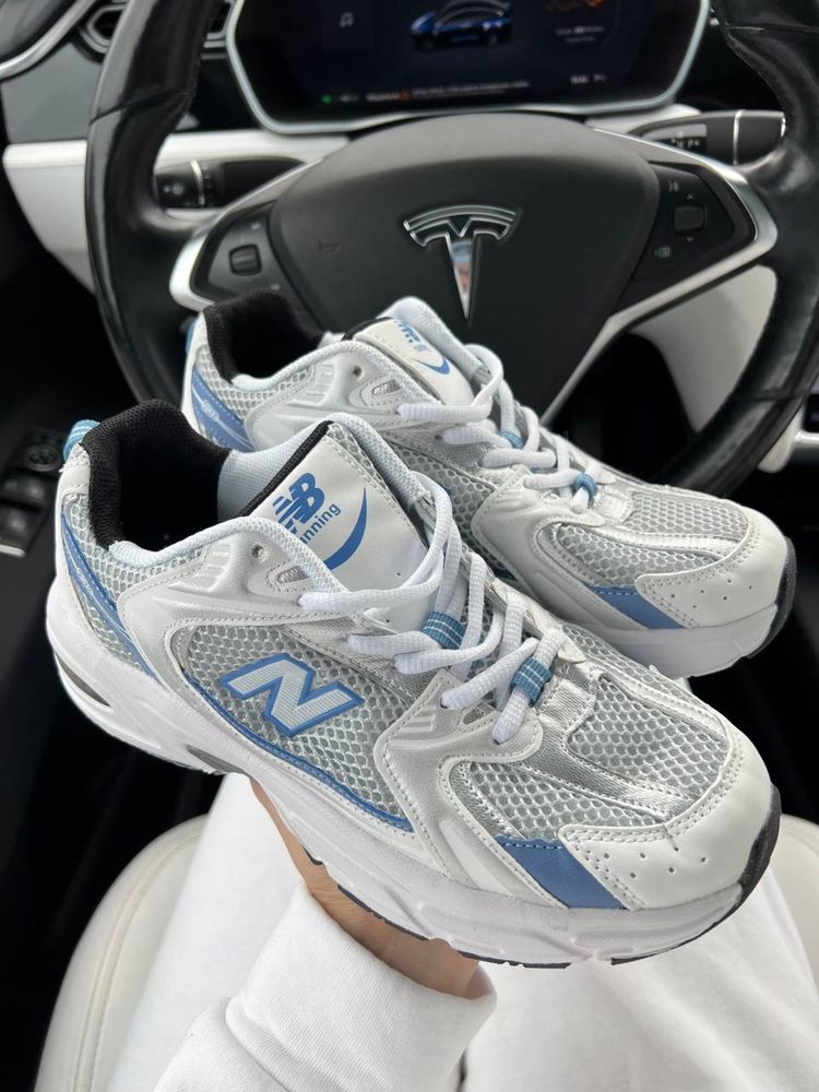 Кросівки чоловічі жіночі New Balance 530 White Blue 36-45