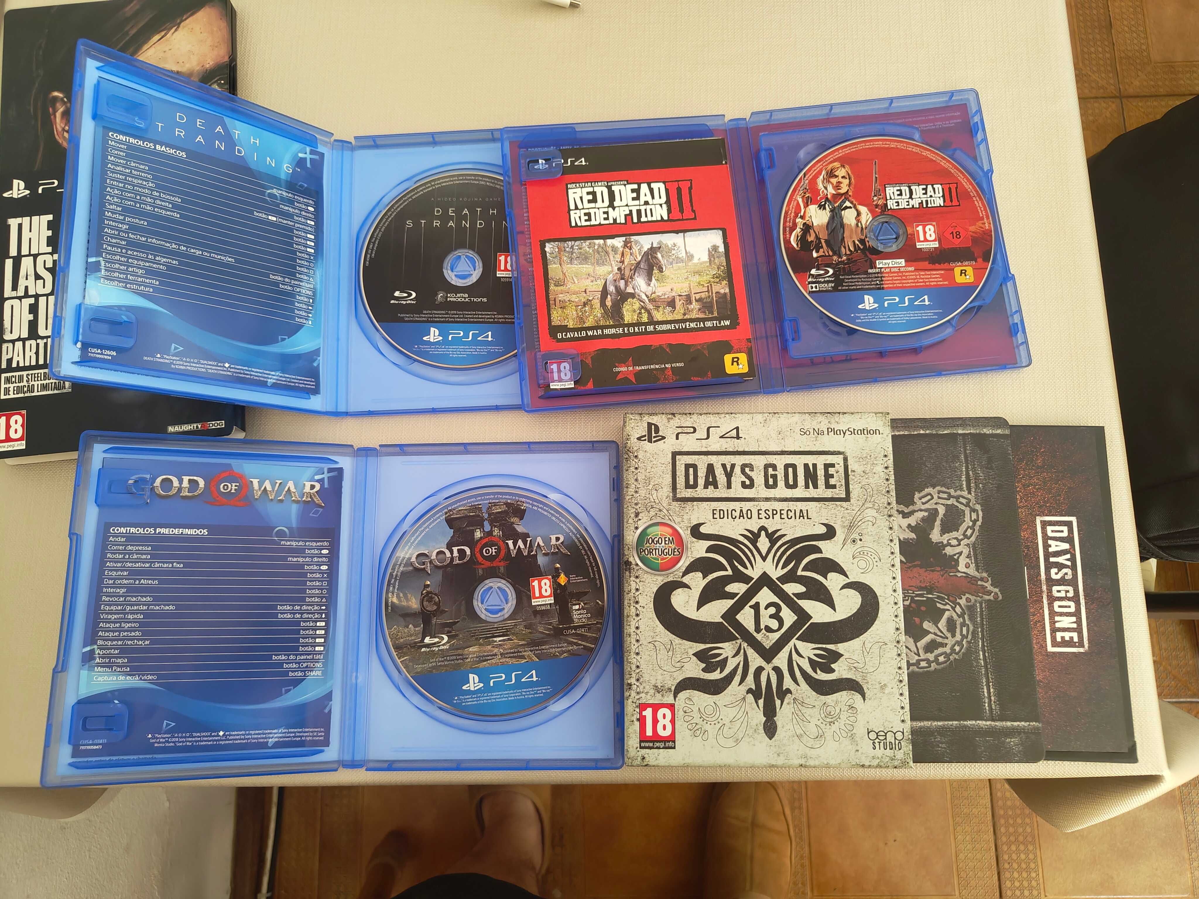 Jogos PS4/PS5 – The Last of Us, GTA V, Ghost of Tsushima, GT7, etc