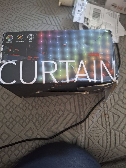 Cortina de luzes led