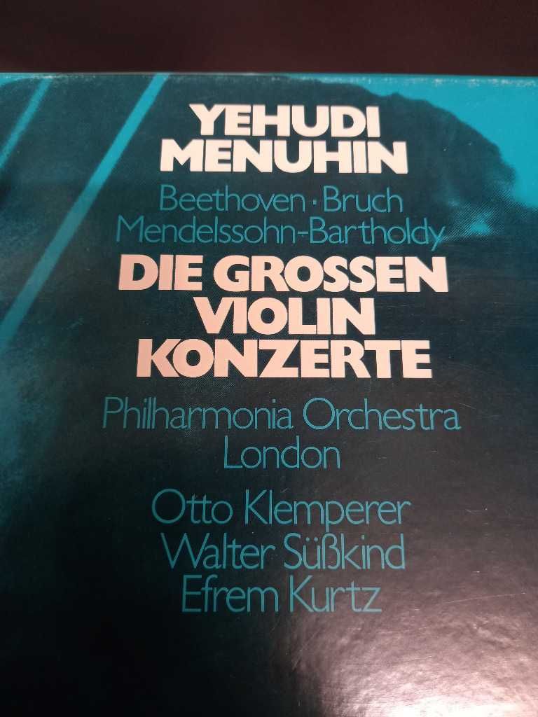 Yehudi Menuhin - Die Grossen Violinkonzerte. 2 x płyta winylowa