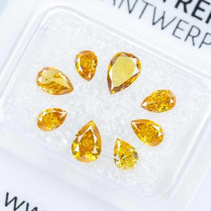 Diamenty naturalne 8szt. 1,38 karat (cts.)