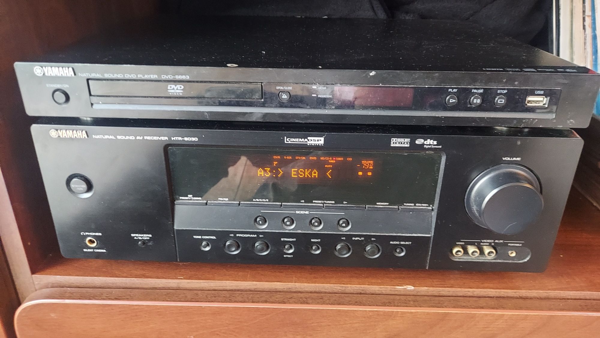 Amplituner Yamaha HTR 6030 + DVD + Altus 75