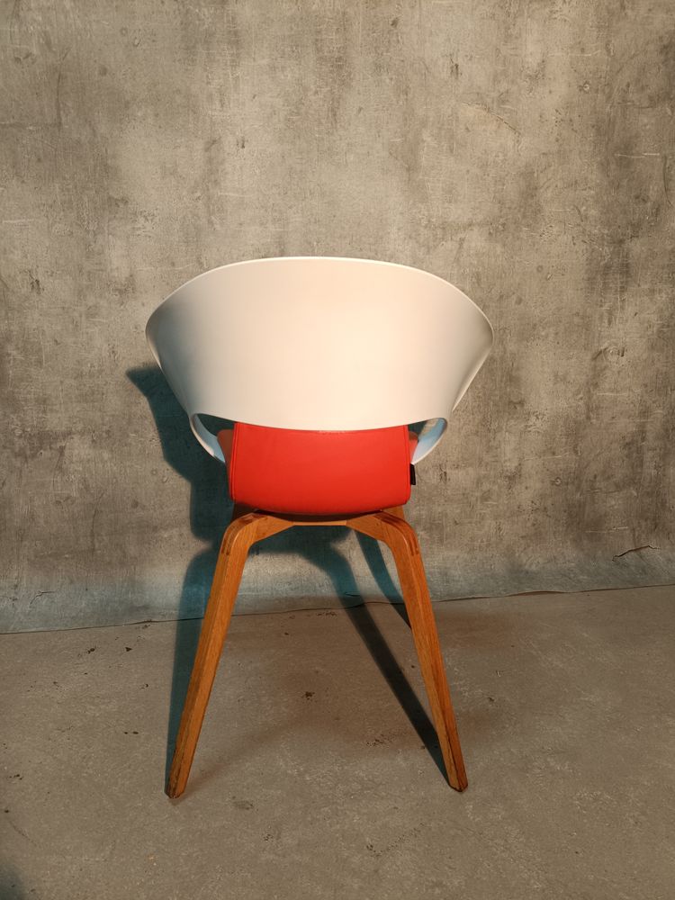 Krzesło kuchenne biało zielone / biało pomarańczowe