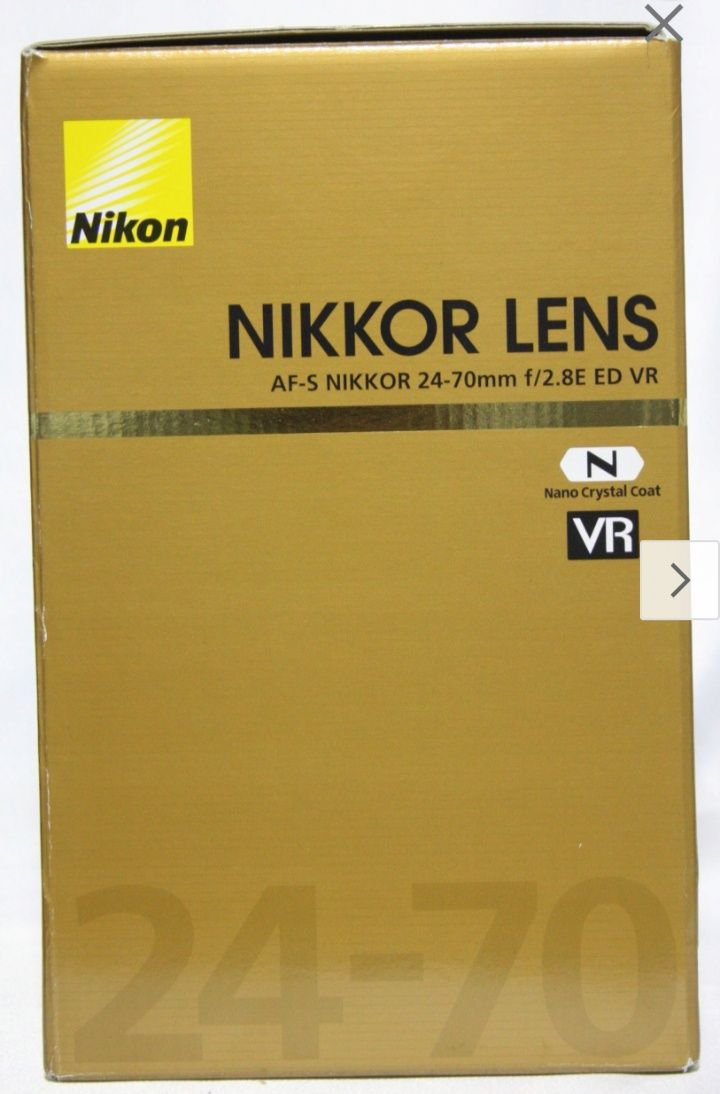 Obiektyw Nikon F Nikkor 24-70mm f/2.8E ED VR AF-S