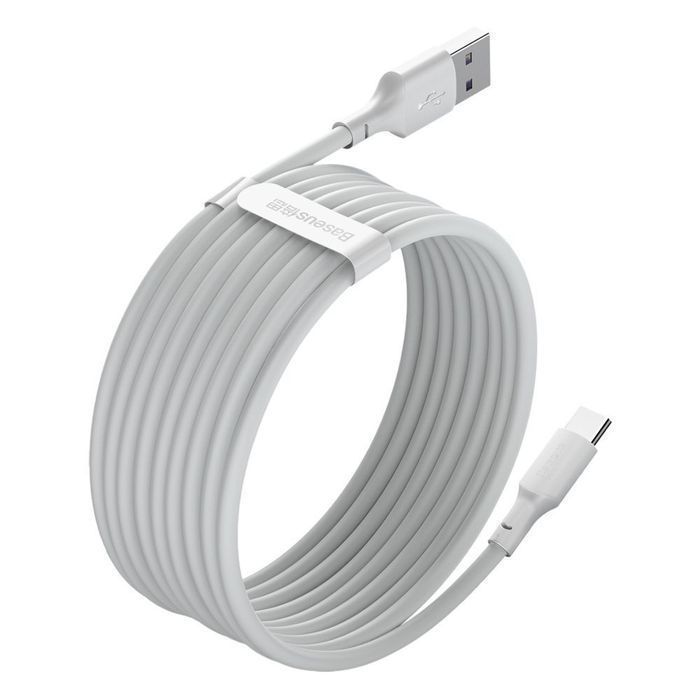 Kable USB Baseus 2x Typ C 1,5m Quick Charge 40W Biały