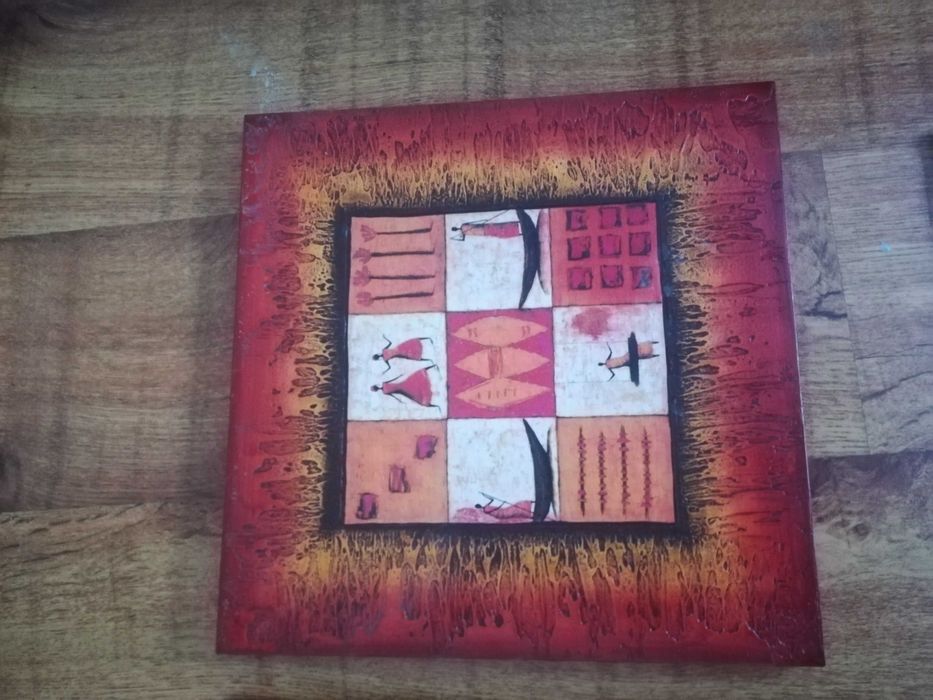 Tryptyk obraz obrazy - motyw afrykański