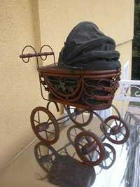 wózek dla laki drewno