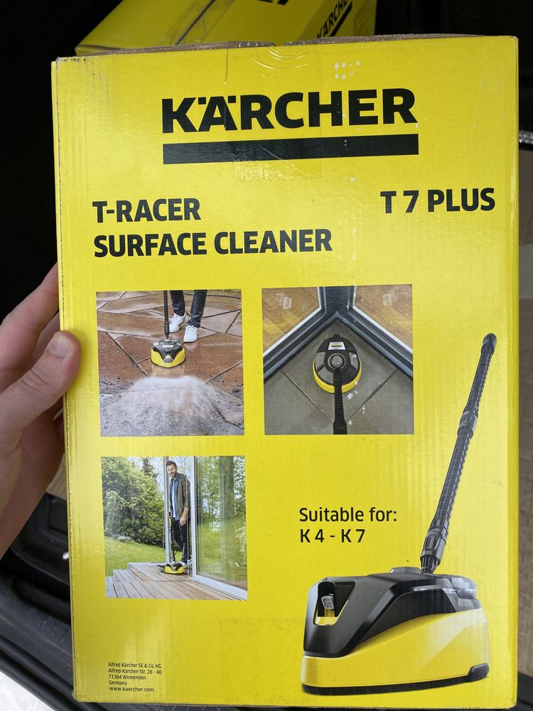 Karcher T 7 PLUS T-Racer  для миття брущатки бруківки сад город