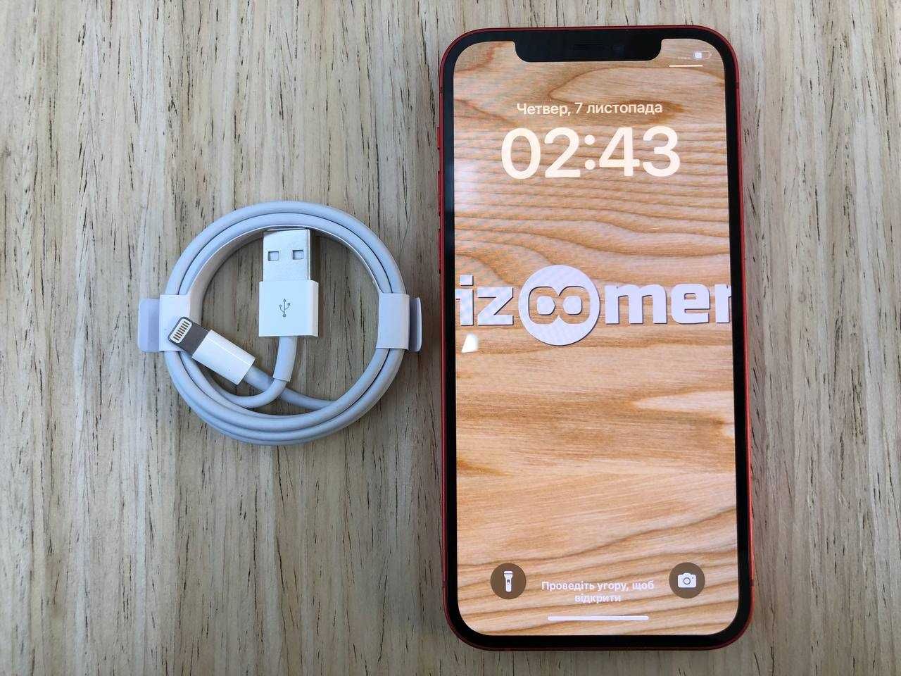 /12023/ iPhone 12 64GB RED Neverlock Обмін  Гарантія
