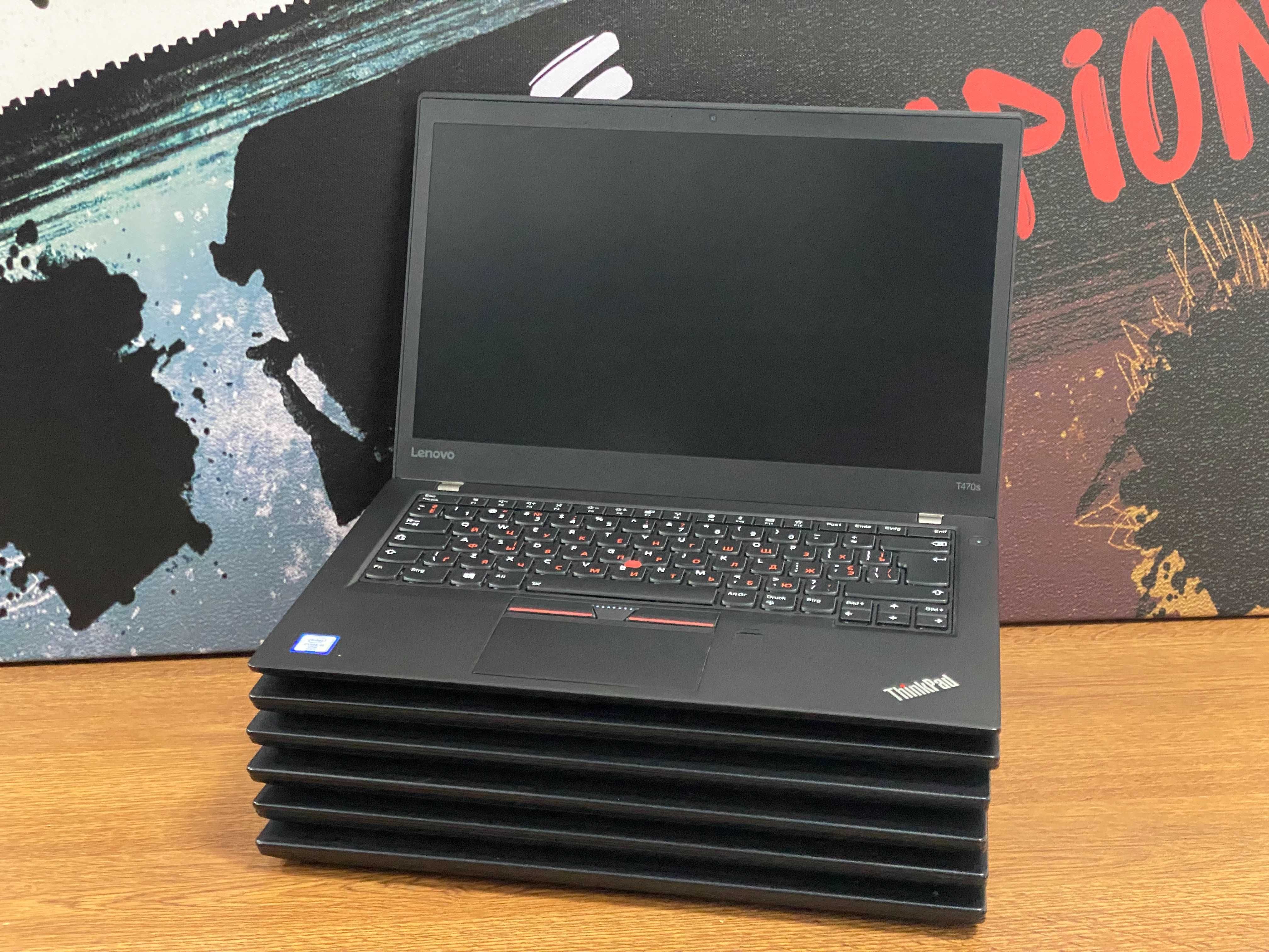 Lenovo ThinkPad T470s Core-i5/8Gb/256SSD/W14"IPS/FHD Стильний Ноутбук