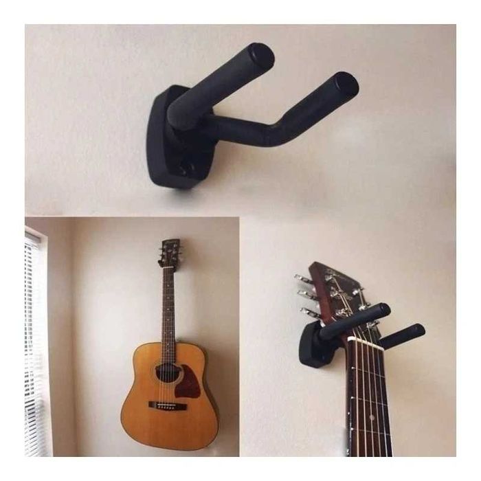 wieszak uchwyt hak gitarowy ścienny na gitarę solidny wytrzymały