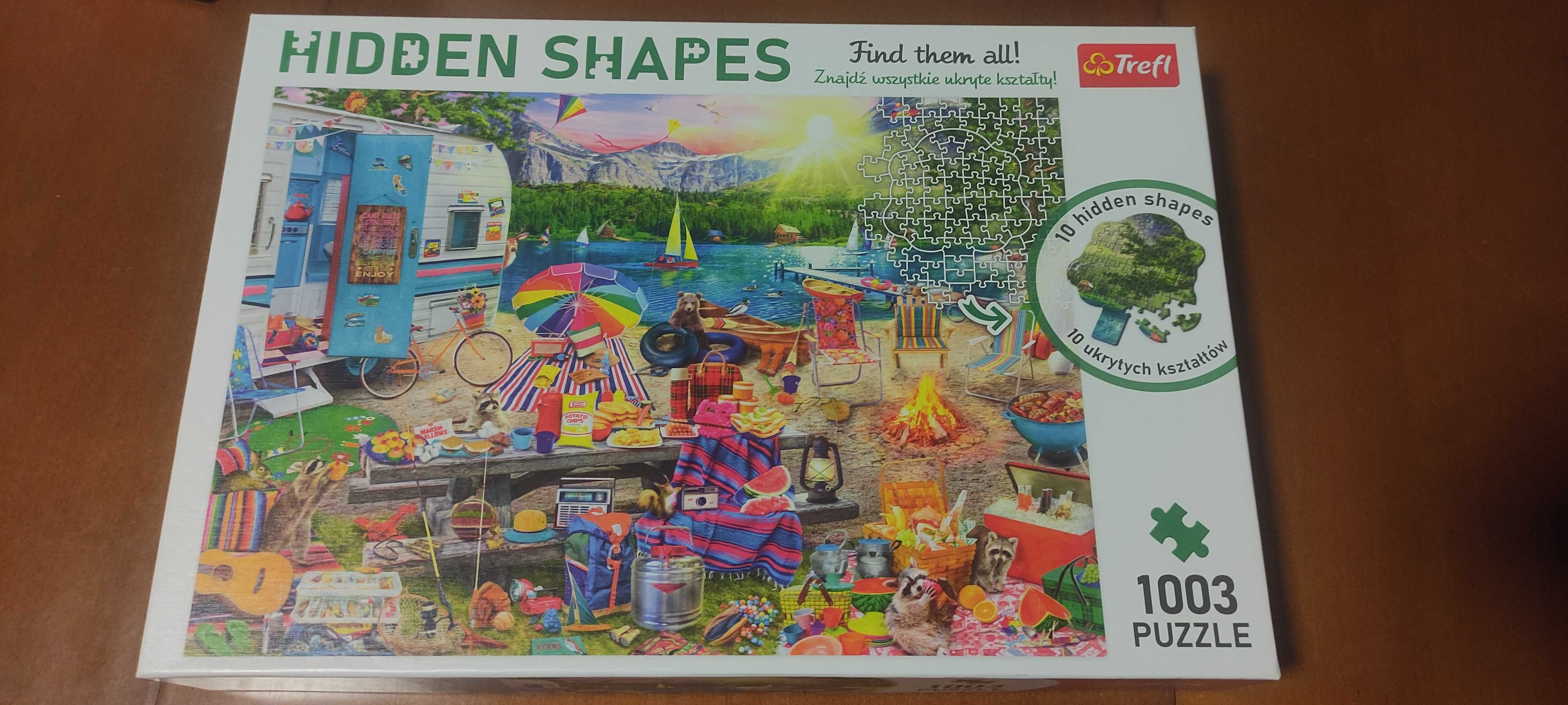 Puzzle Trefl 1003 Hidden shapes Wycieczka kamperem