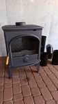 Kominek żeliwny Dovre 550CB moc nominalna 8kw maksymalna 10 kw