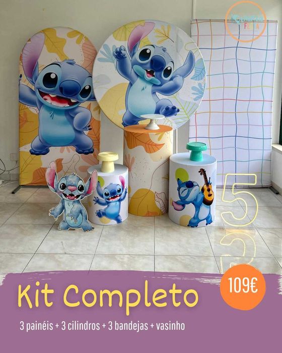 Aluguel de kit pegue e monte para festas