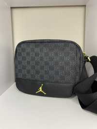 Сумка черед плечо Air Jordan Monogram Crossbody Casual Bag Black