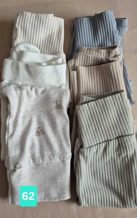 Wyprawka, komplet ubranek niemowlęcych 56/62 jak nowe + GRATISY