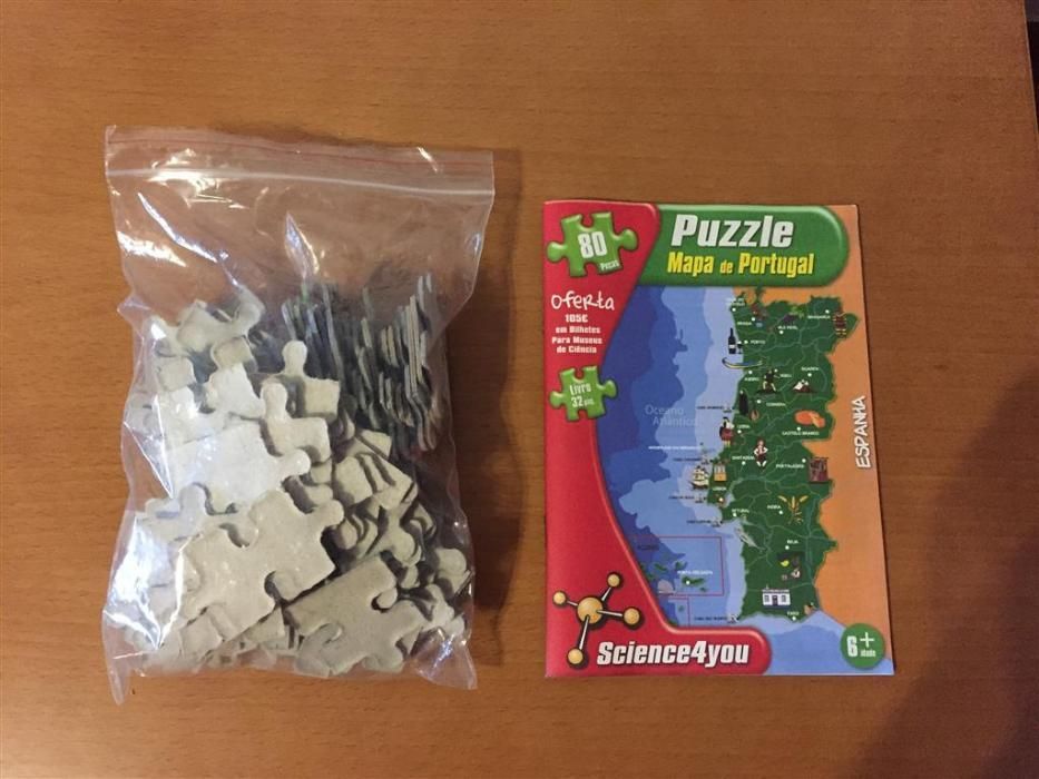 Puzzle Mapa de Portugal - Science4you