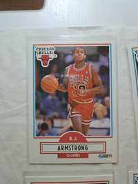 1990 Fleer B.J. Armstrong #22 NM NBA (RC)