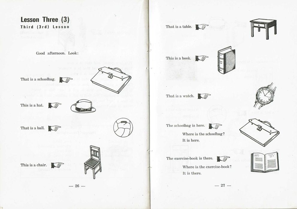 Livro de Inglês do antigo 3 ano liceal - anos 60