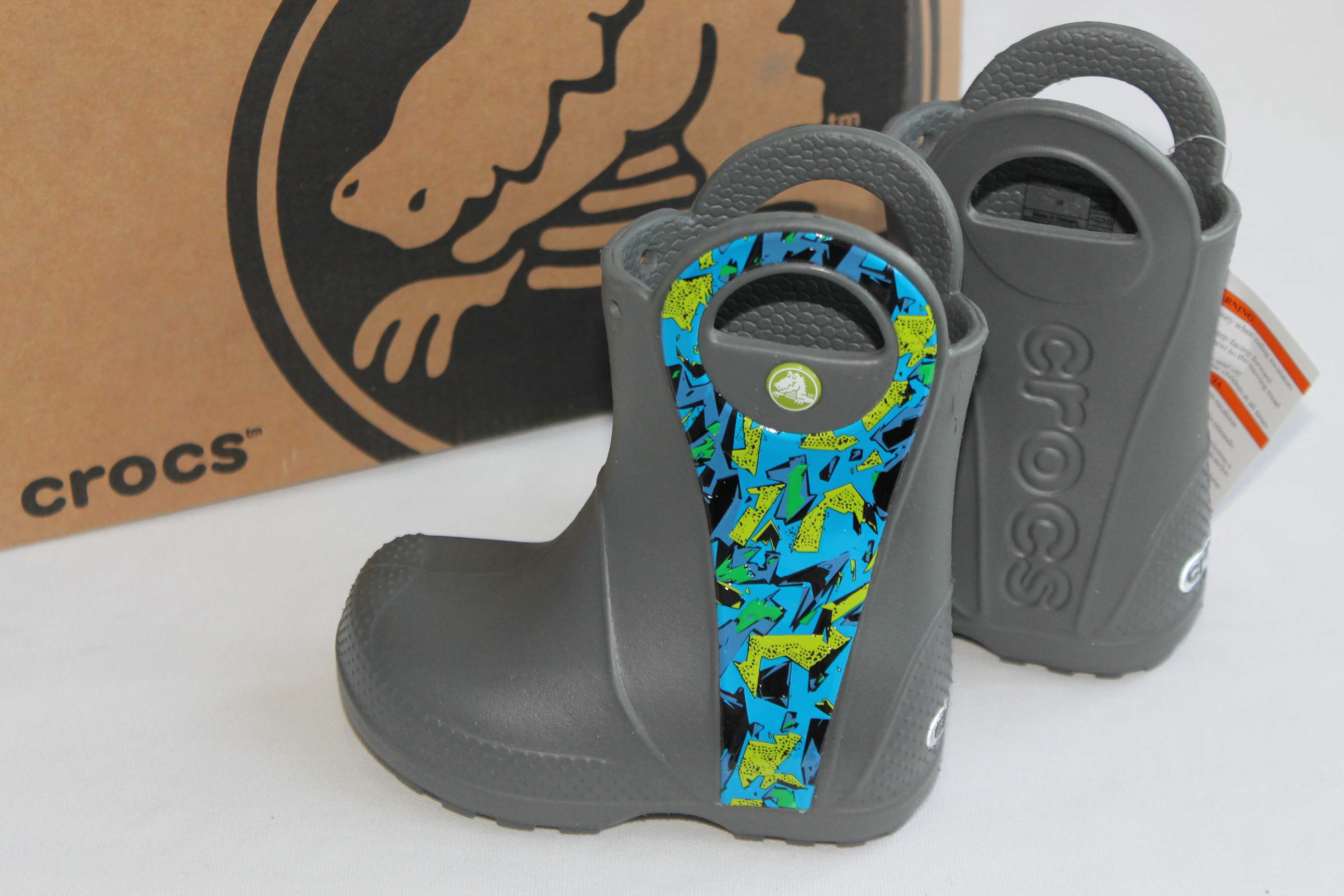 Чоботи CROCS Handle It Graphic Boot-USA--6--EUR--22-23 устілці-13,5 см