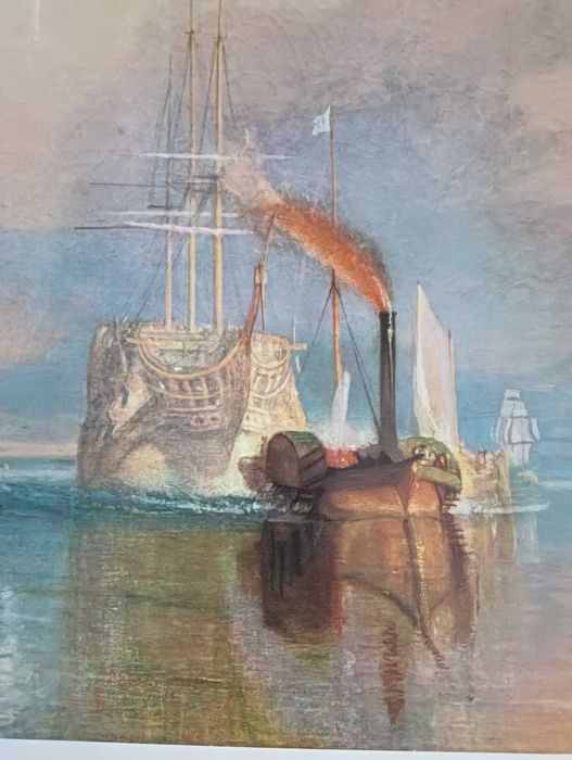 Litografia J.M. William Turner Slagskibet 1965 60x 48 Do oprawy