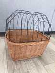 Koszyk rowerowy z funkcją dla zwierząt 50 x 35cm