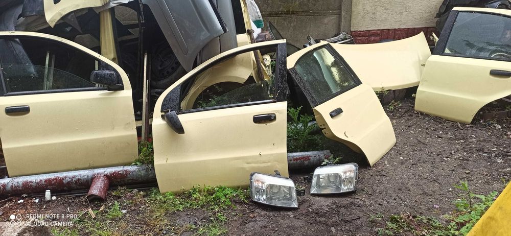 Drzwi ,błotniki lampy  maska Fiat Panda