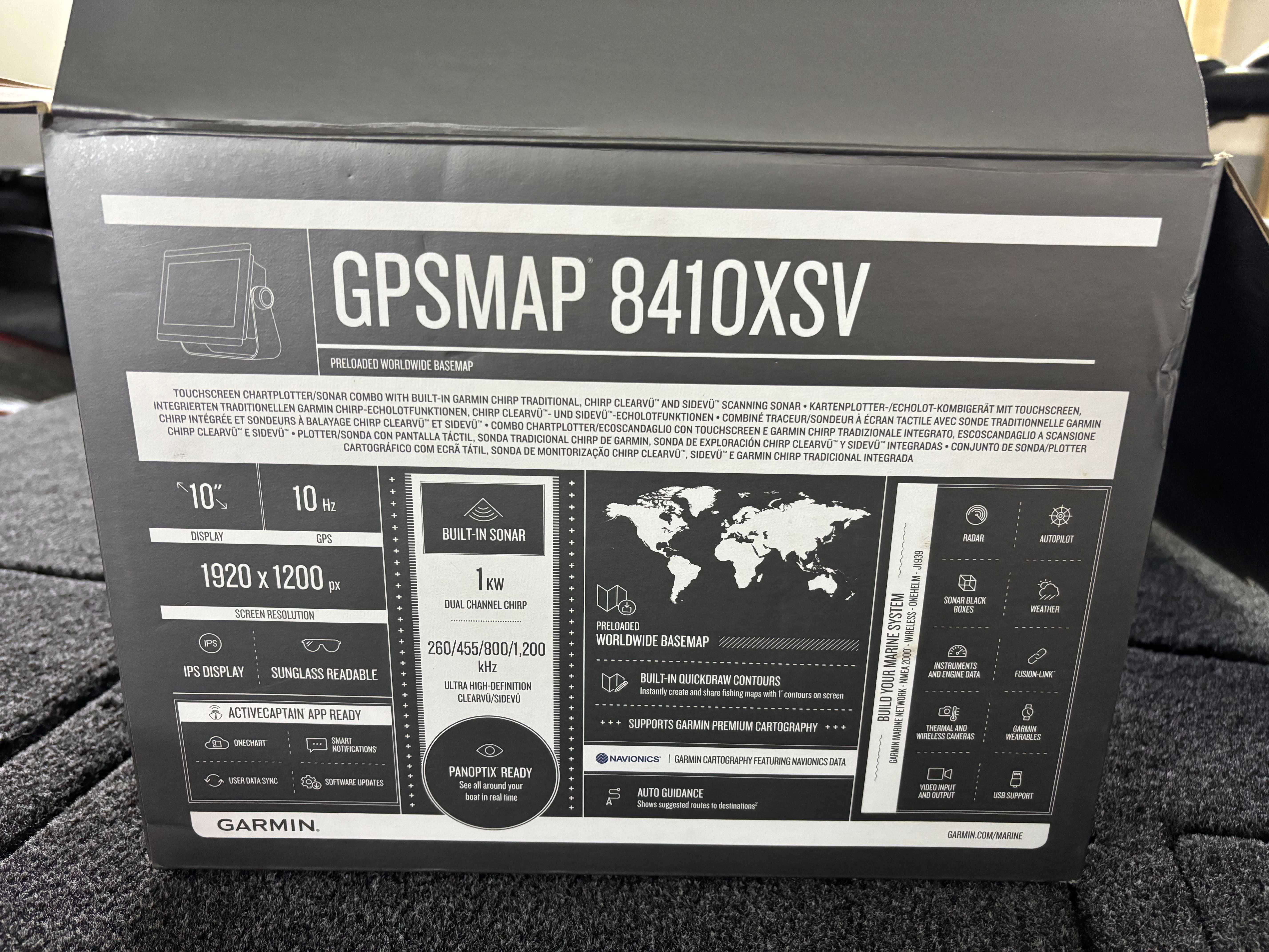 Garmin GpsMap 8410xsv echosonda do LiveScope