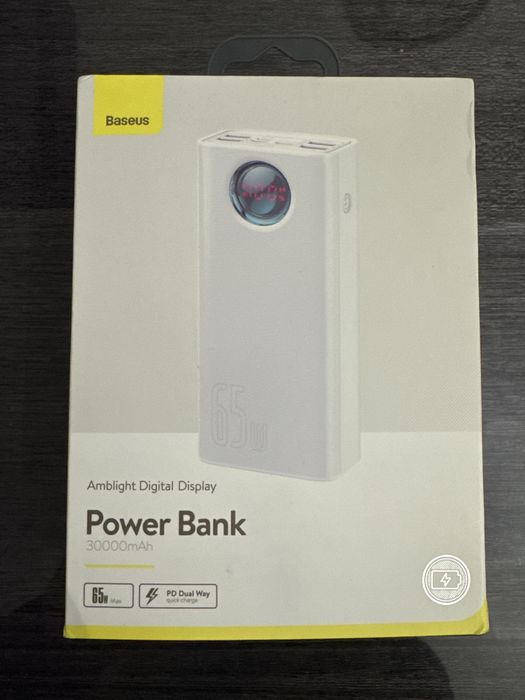 Зовнішній акумулятор (Power Bank) BASEUS Amblight Digital Display