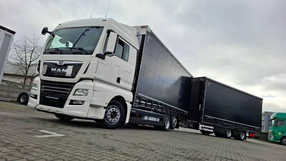 MAN TGX 26.470 / ZESTAW TANDEM PRZEJAZDOWY / SALON PL  Zabudowy Gniotpol / Całe w ocynku ! / Możliwość finansowania EFL