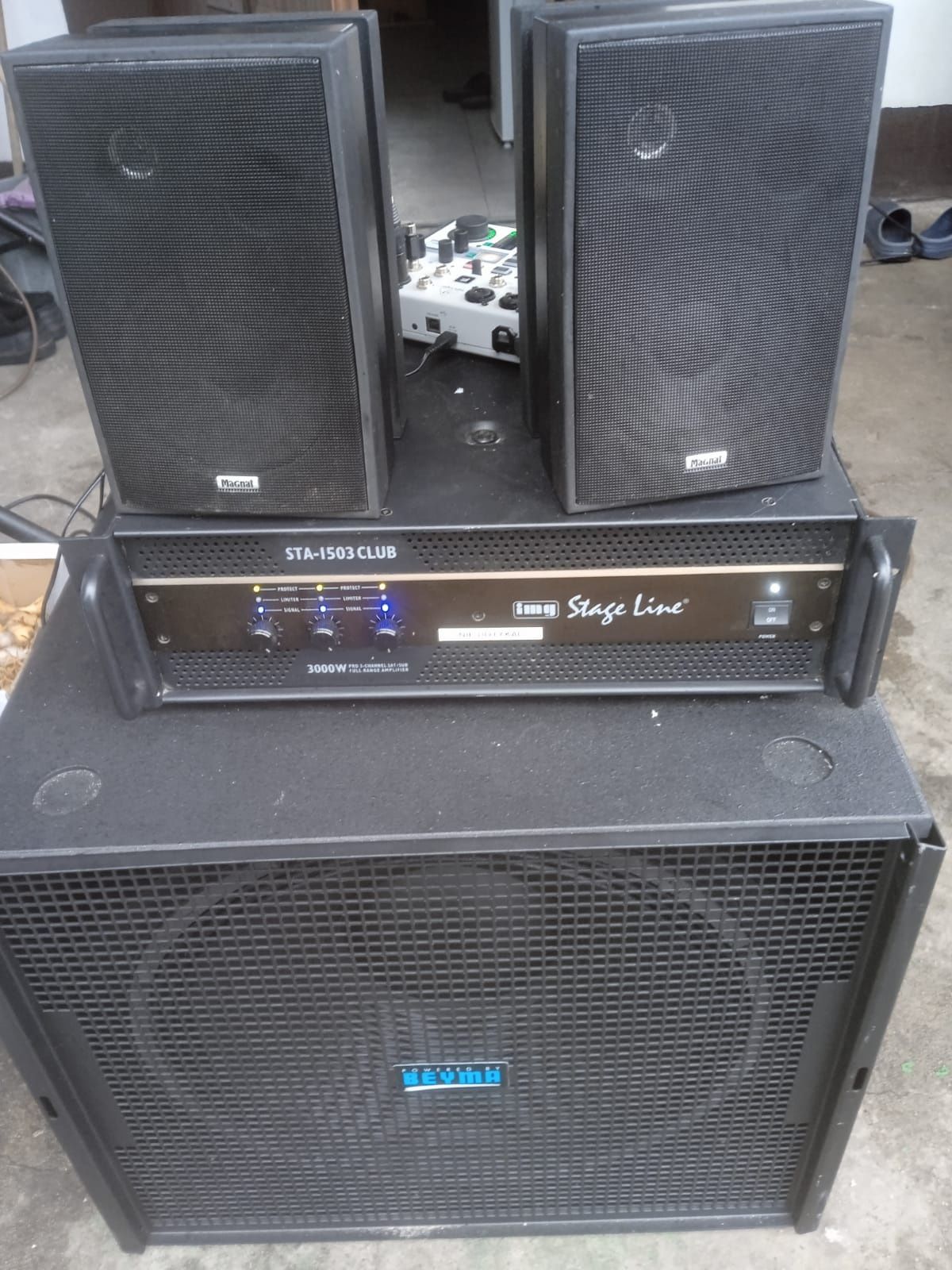 STA-1503CLUB PA 2+1 Końcówka mocy monacor JBL beyma Pioneer Technics