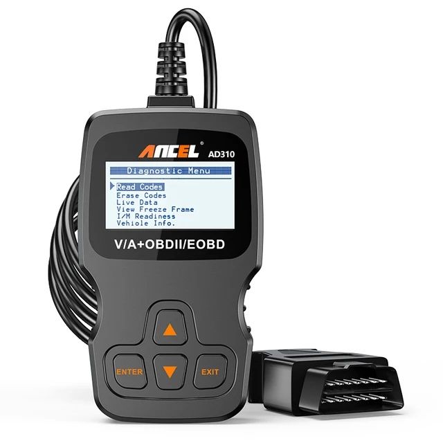 Scanner de diagnóstico Automóvel OBD2 Ancel Ad310 SELADO