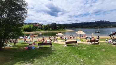 Domki  nad Jeziorem   Plaża 300m, Bieszczady