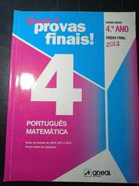 Provas finais 4° ano Português Matemática