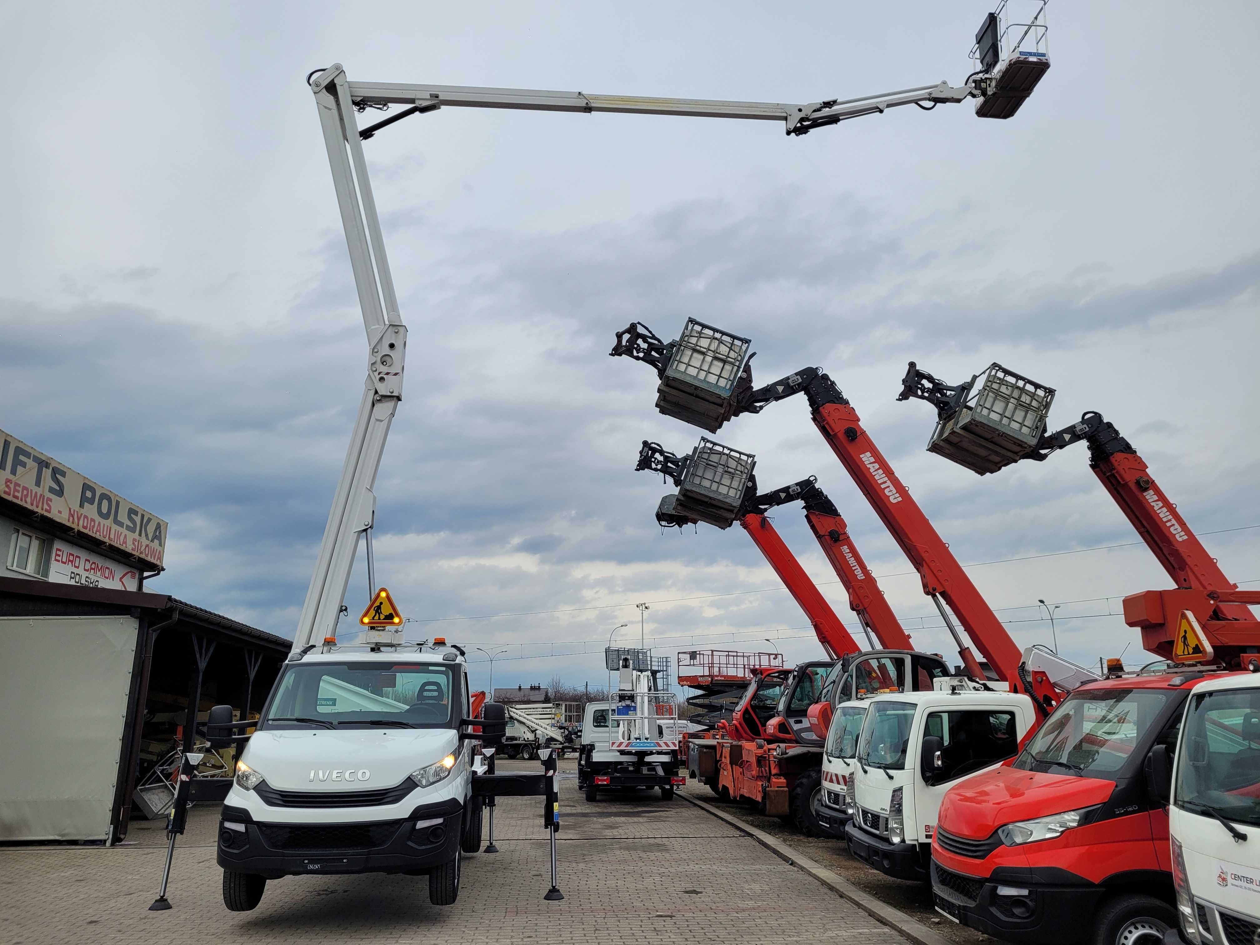 przegubowy/z/jib/podnośnik/cte/zed/23m/zwyżka/iveco/koszowy/multitel