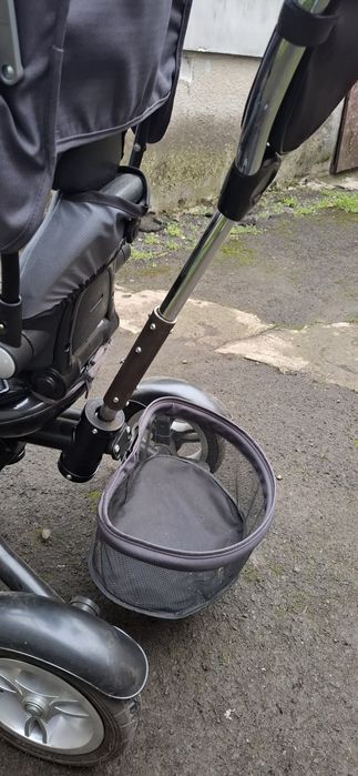 Велосипед для двійні з батьківською ручкою .